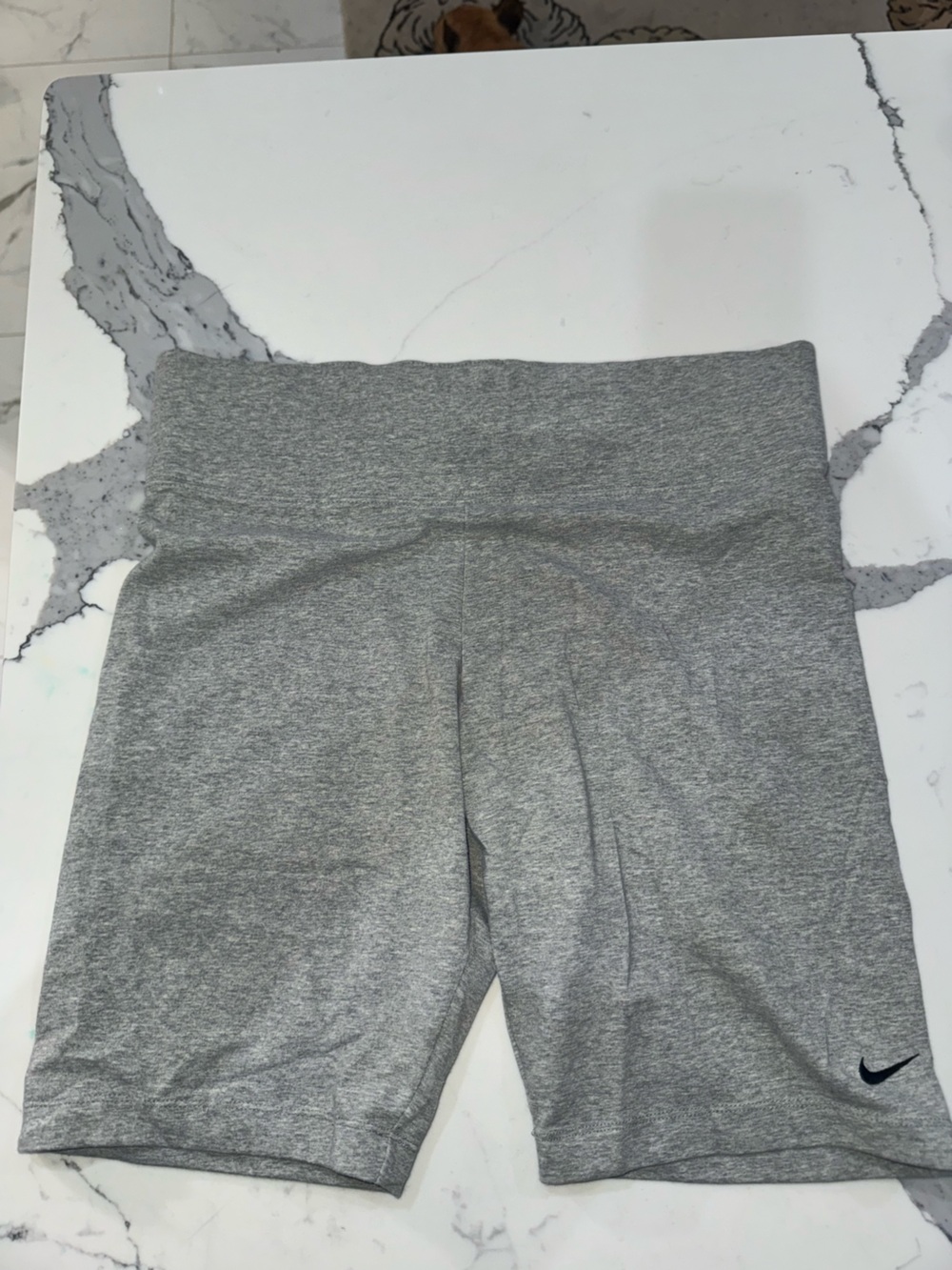 Nike Kids Gray Athletic Bike Shorts